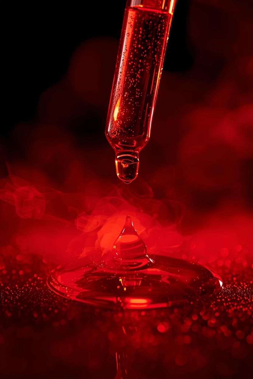 lucid-origin_a_cinematic_photo_of_Macro_photography_of_a_glass_dropper_releasing_a_thick_glow-0